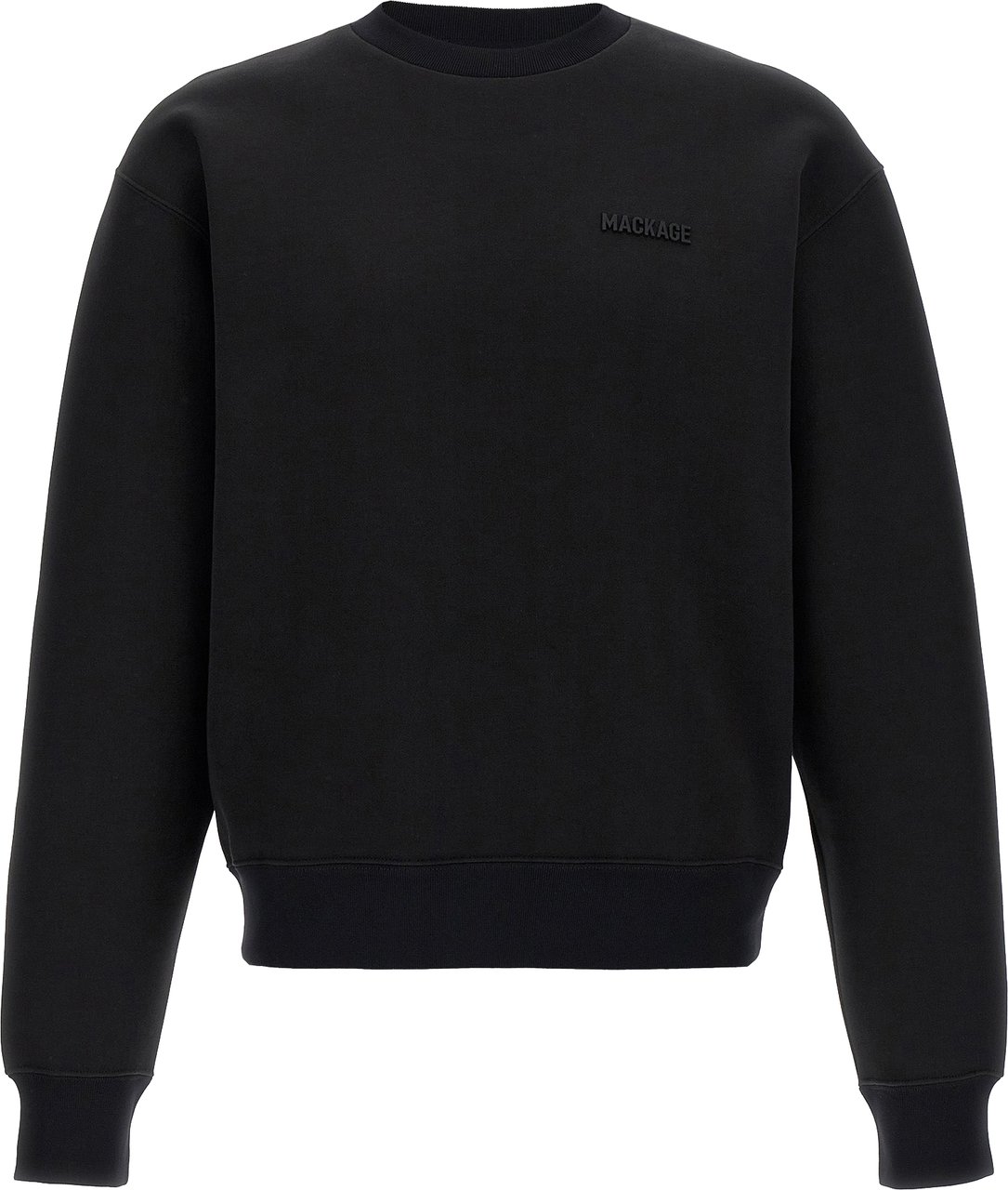 Mackage Black Cotton Sweatshirt Zwart