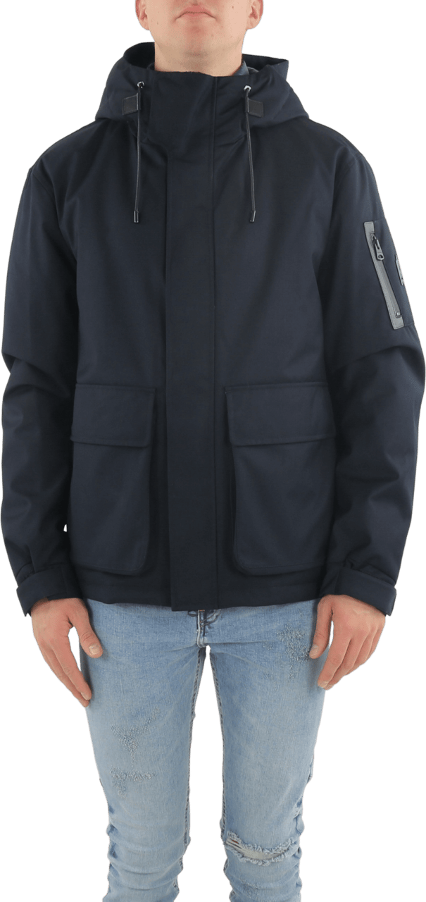 Mackage Heren Mens Hooded Light Down Jacket Blauw