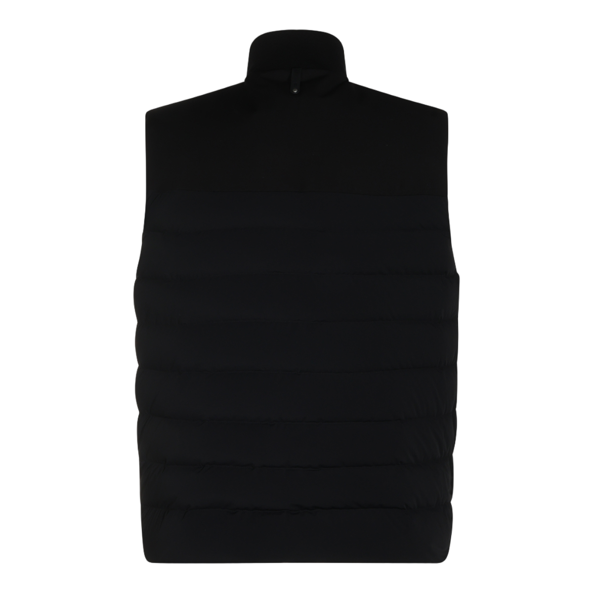Mackage Quilted Sleeveless Vest with High Collar Zwart