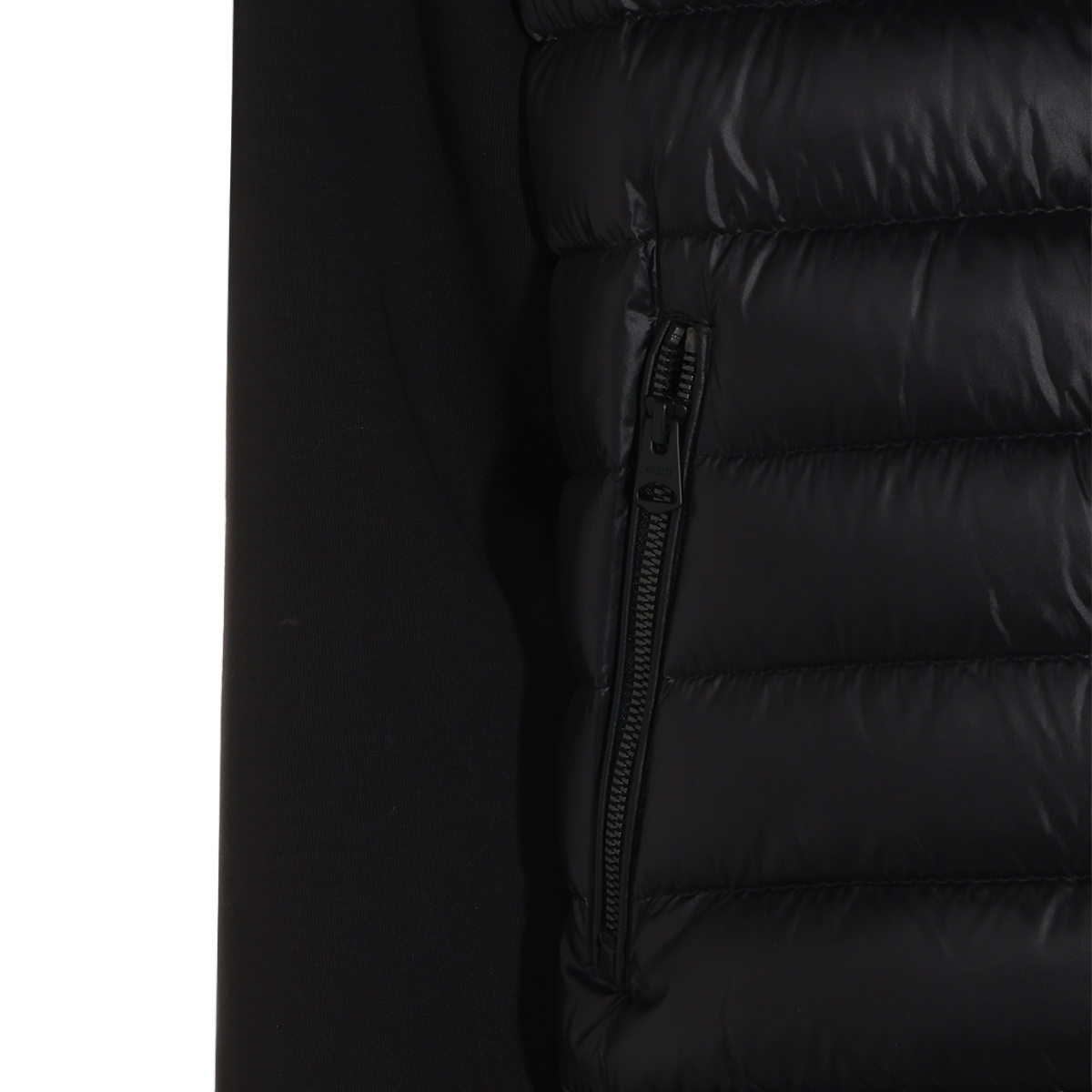 Mackage Quilted Padded Black Coat with High Collar Zwart