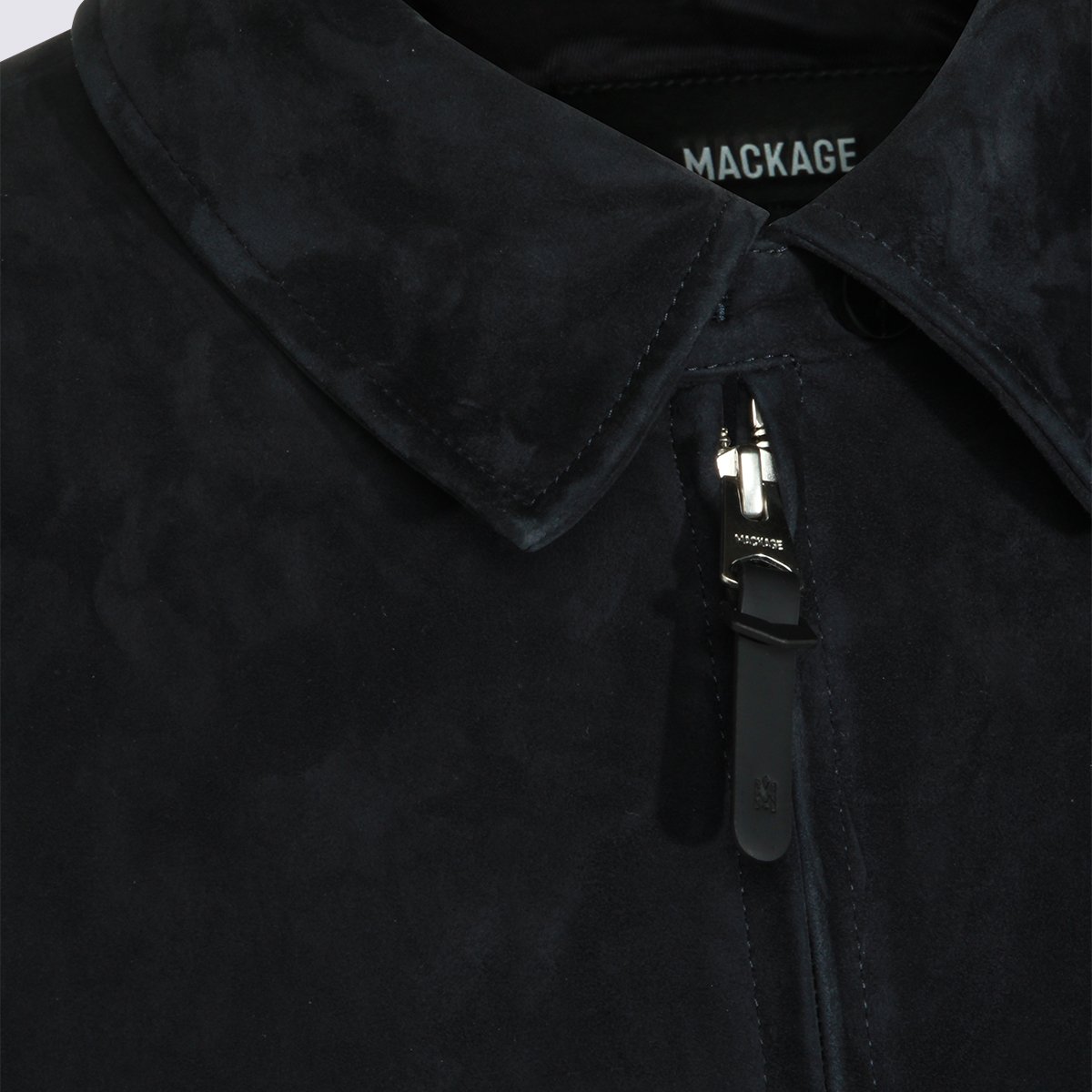 Mackage Minimalist Zipper Jacket With Snap Button Pockets Zwart