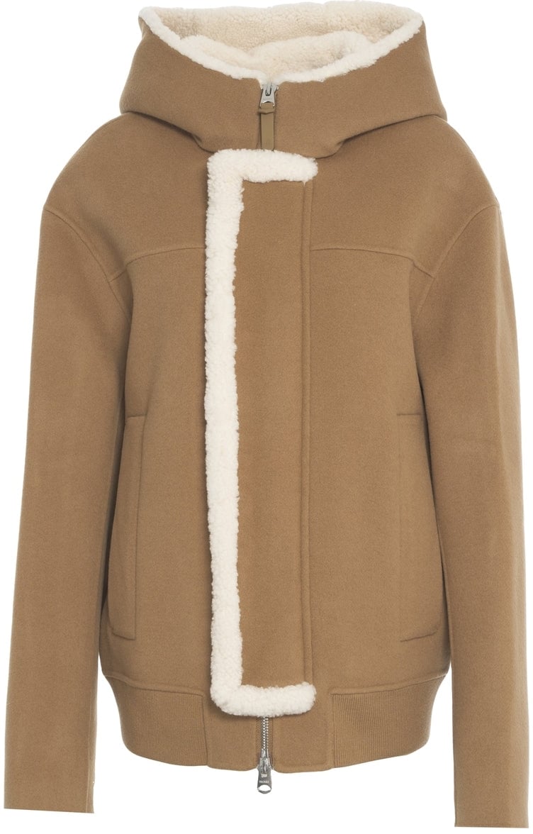 Mackage Wool bomber jacket 'Jay' Beige