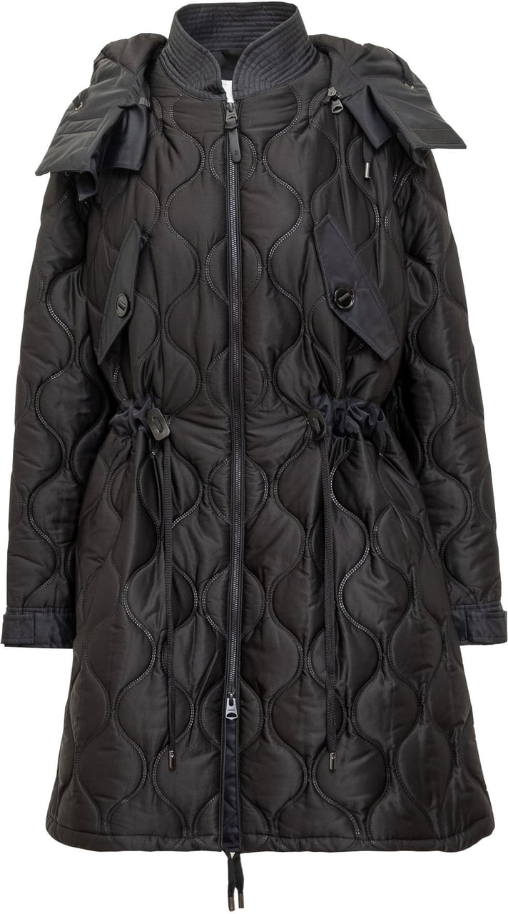 Mackage Giubbino Trapuntato con Logo Zwart