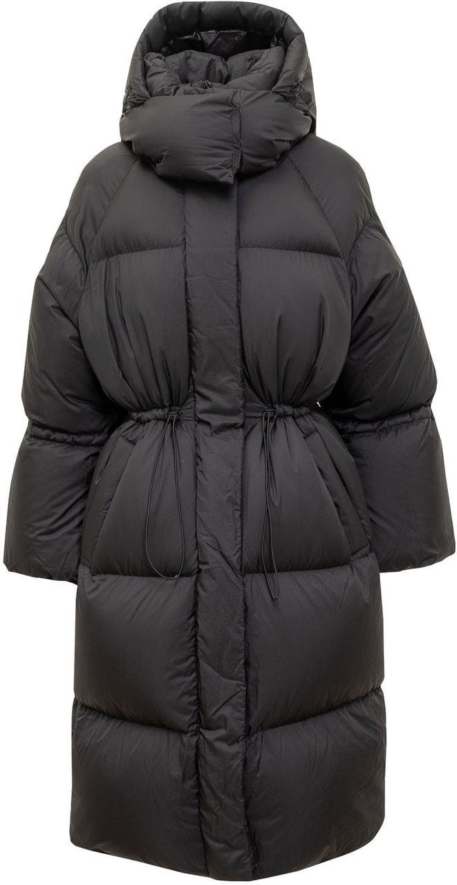 Mackage Piumino Oversize con Logo Zwart