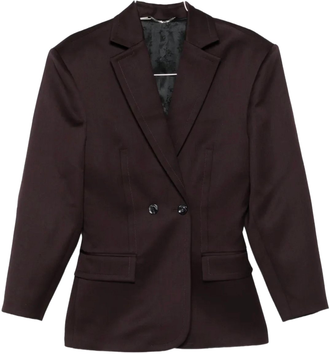 Magda Butrym Blazer Burgundy Rood