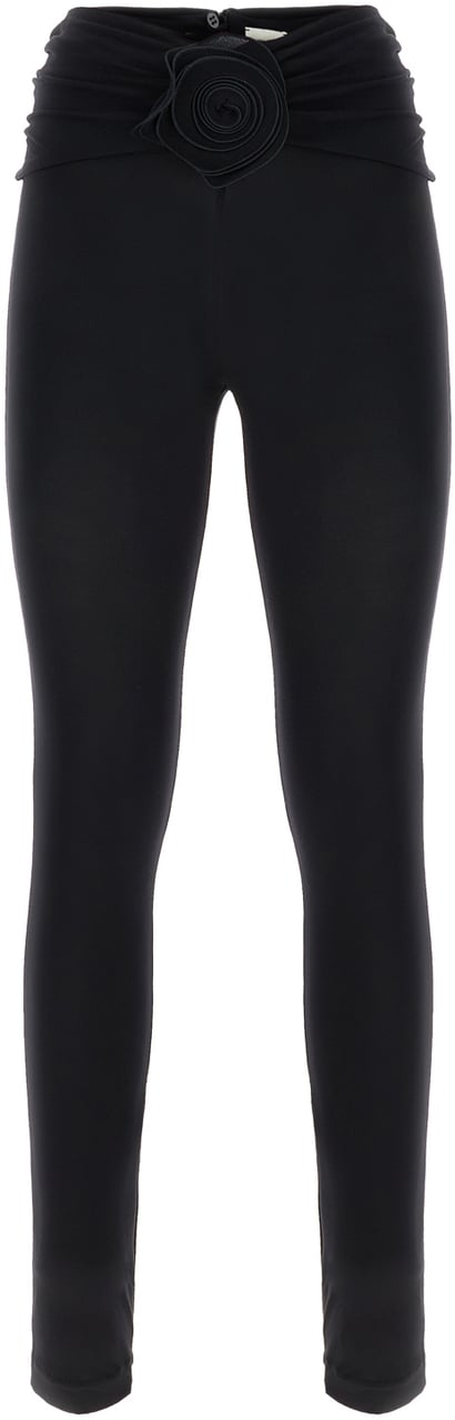 Magda Butrym Magda Butrym Black stretch nylon leggings Zwart