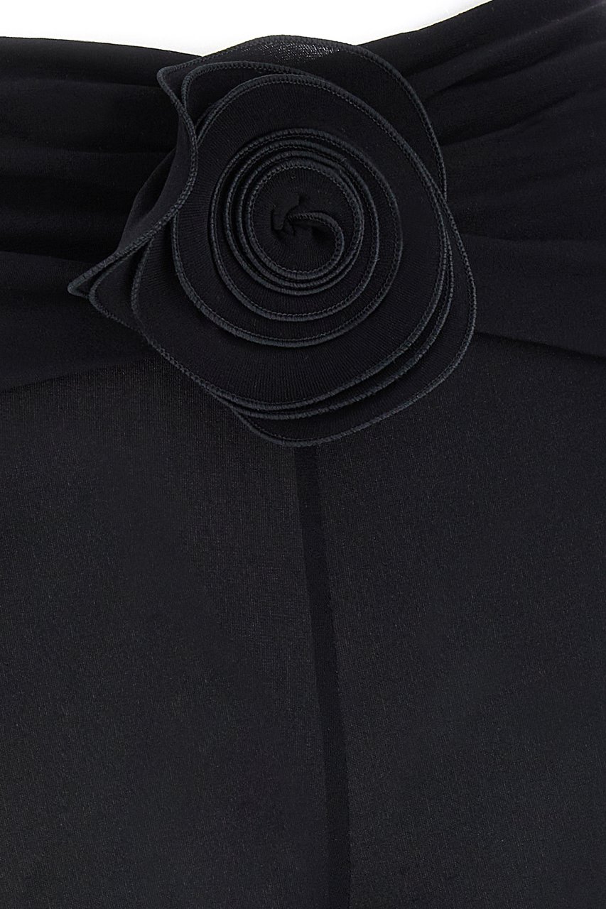 Magda Butrym Magda Butrym Black stretch nylon leggings Zwart