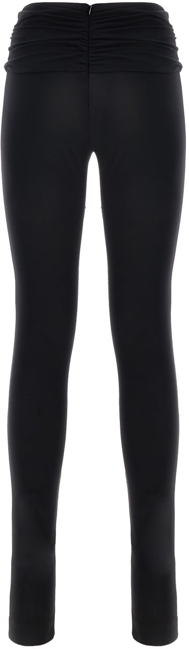 Magda Butrym Magda Butrym Black stretch nylon leggings Zwart