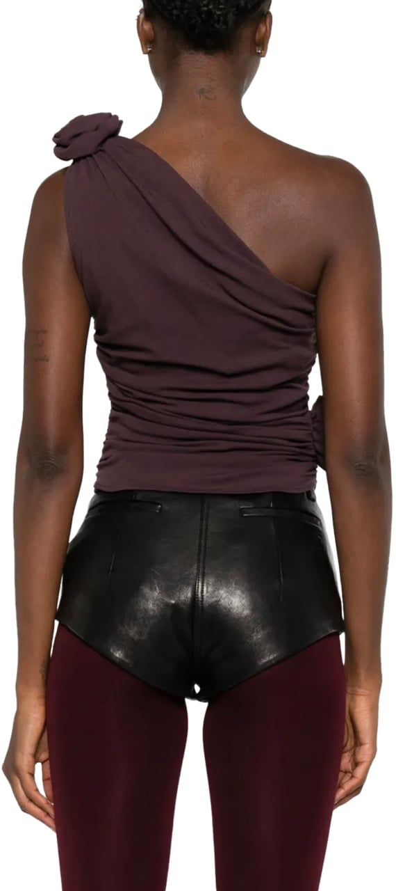 Magda Butrym Tshirt 01 Bordeaux Rood