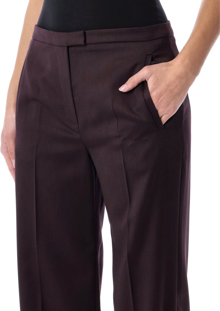 Magda Butrym Formal Pant Burgundy Viola Paars