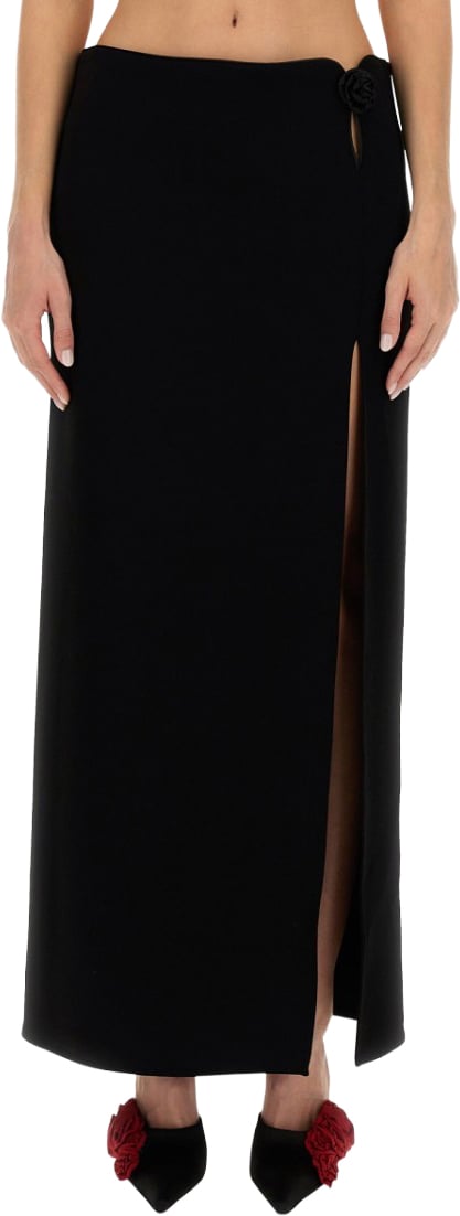 Magda Butrym Long Skirt Zwart