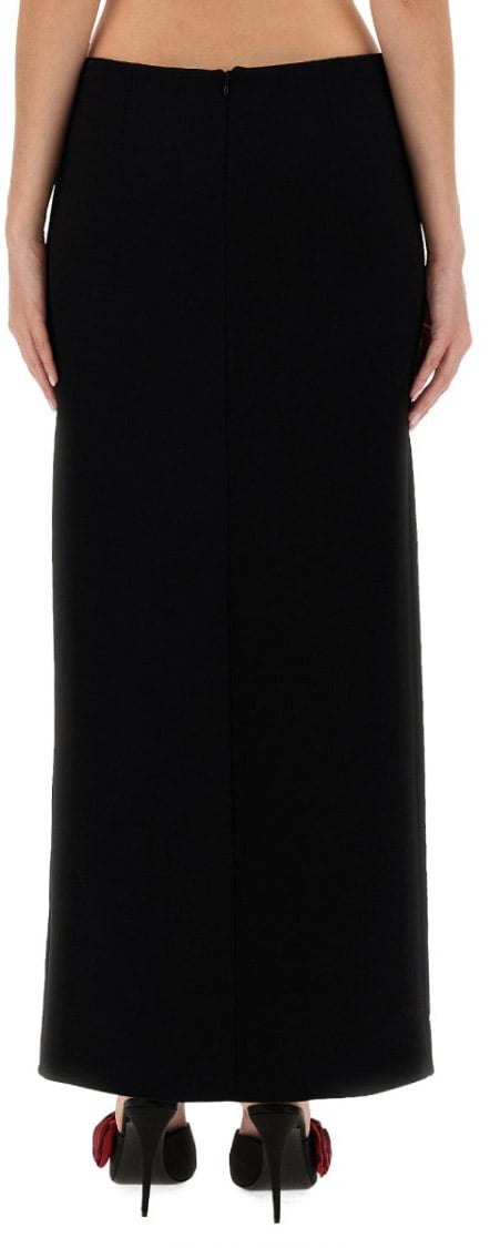 Magda Butrym Long Skirt Zwart