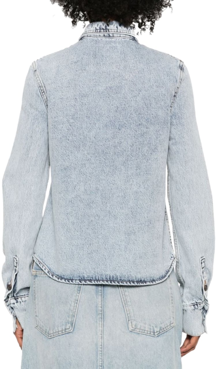 Magda Butrym Denim 05 Shirt Blue Blauw