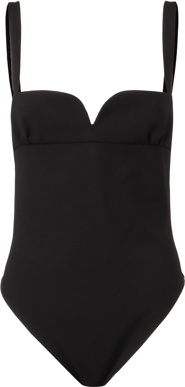 Magda Butrym Wool bodysuit Zwart