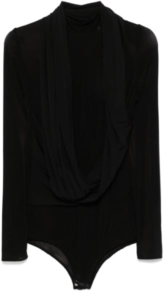 Magda Butrym Bodysuit 02 Black Zwart