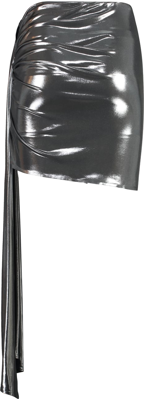Magda Butrym Draped sheath skirt Zilver