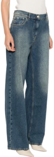 Magda Butrym Denim 04 Pants Blue Blauw