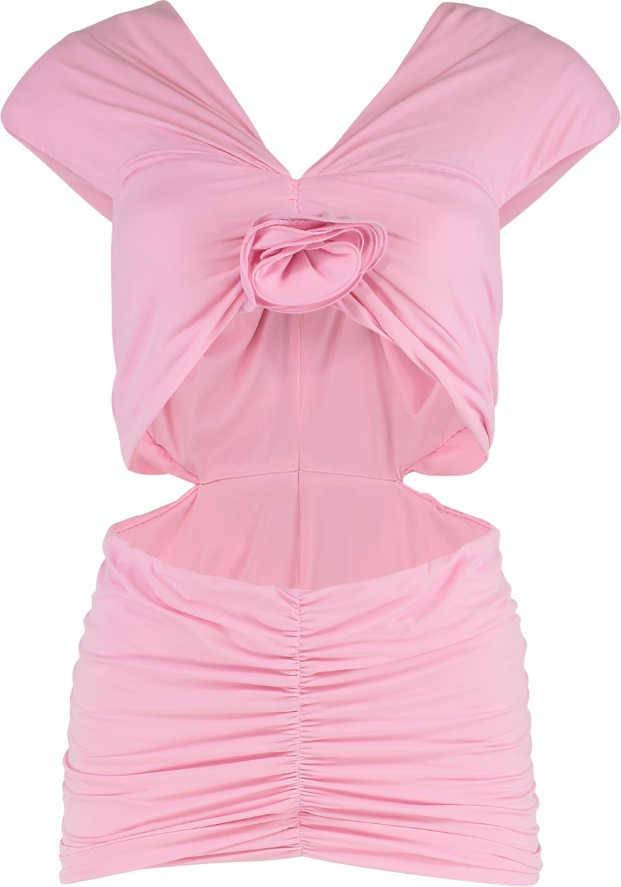 Magda Butrym Technical fabric top Roze