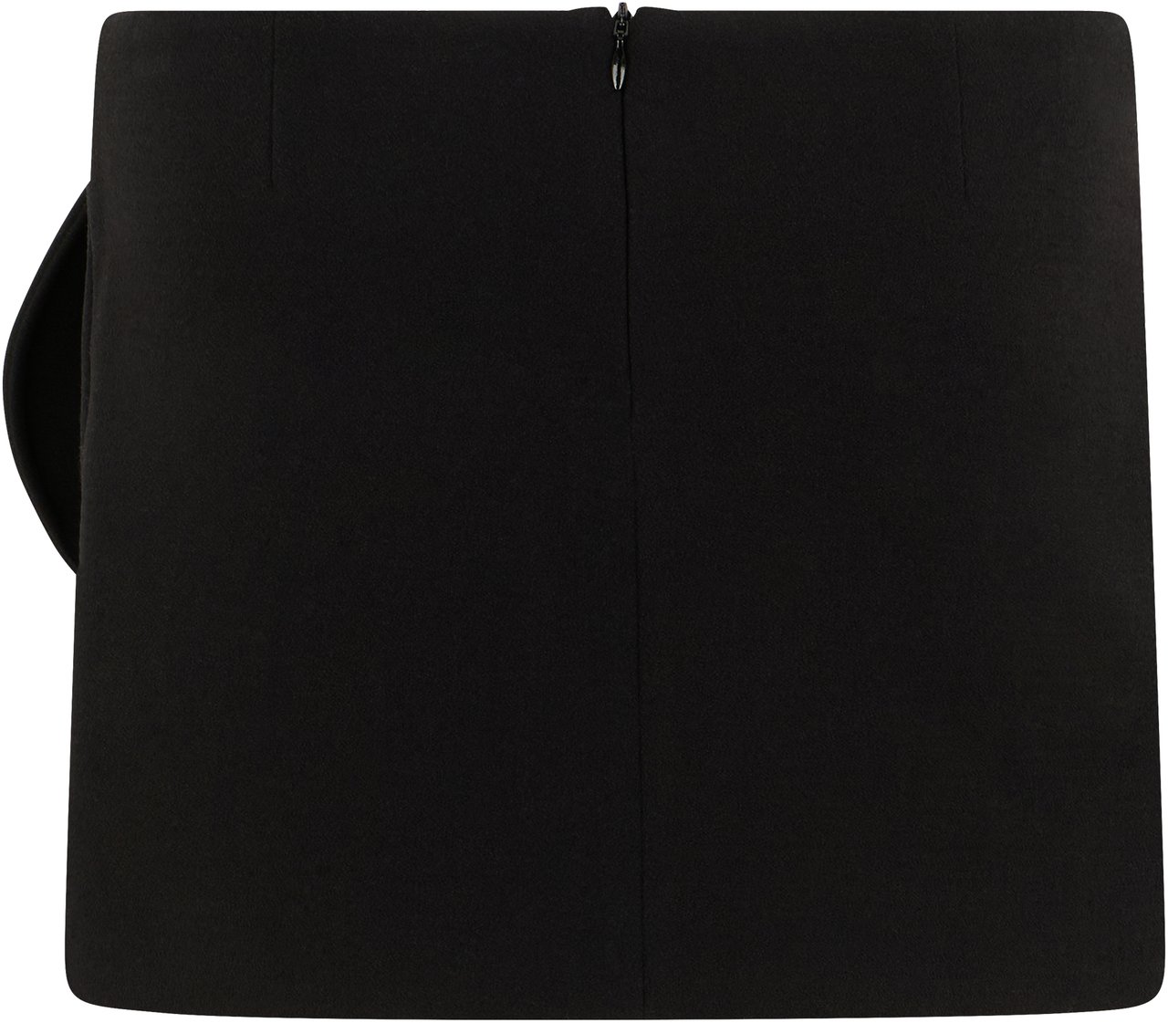 Magda Butrym Low waist mini skirt with floral application Zwart
