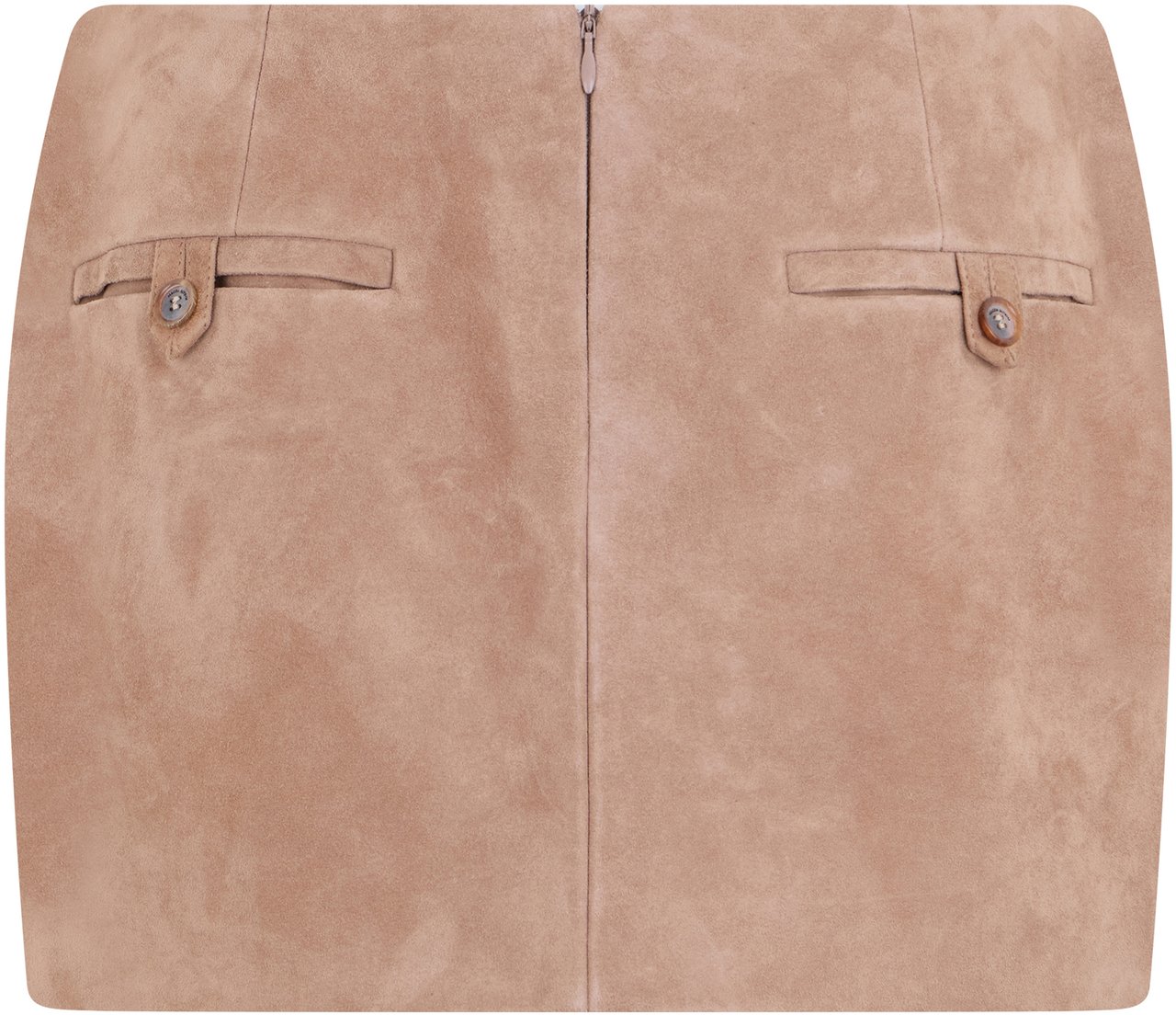 Magda Butrym Leather mini skirt with flower Roze