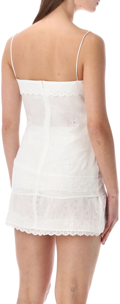 Magda Butrym Top Cotton Broiderie Bianco Wit