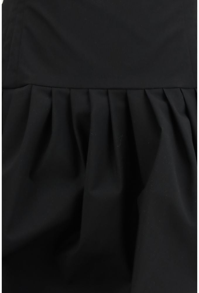 Magda Butrym Black Polyester Casual Dress Zwart