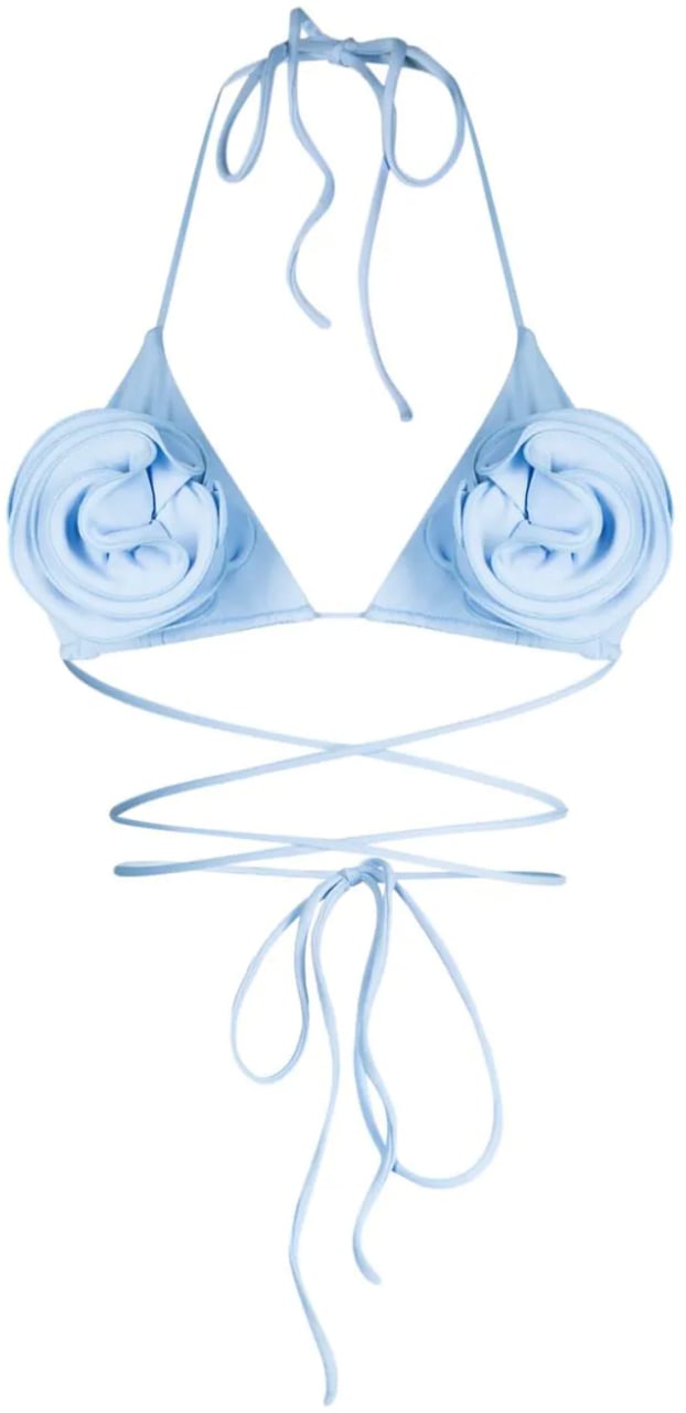 Magda Butrym Swim Bra Light Blue Blauw