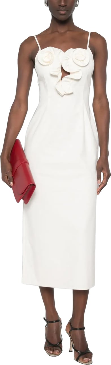 Magda Butrym Beachwear 03 Dress Cream Wit