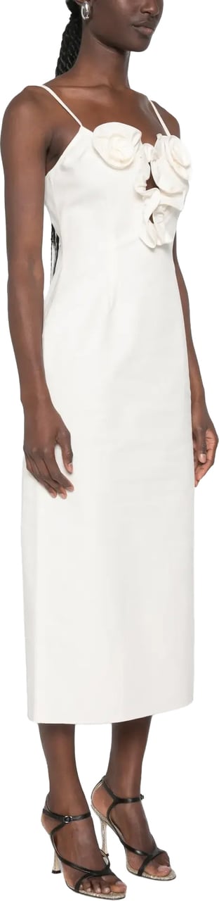 Magda Butrym Beachwear 03 Dress Cream Wit