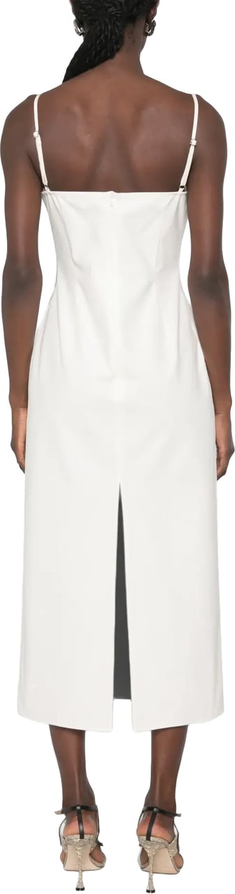 Magda Butrym Beachwear 03 Dress Cream Wit