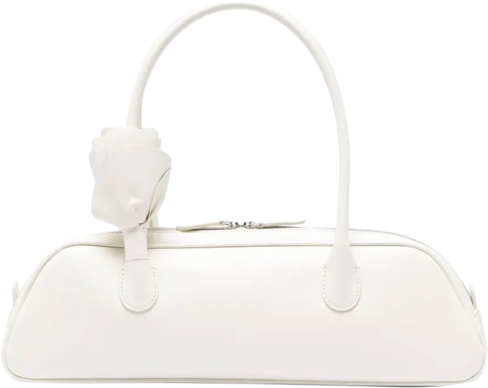 Magda Butrym Brigitte Bag Cream Trapeze Wit