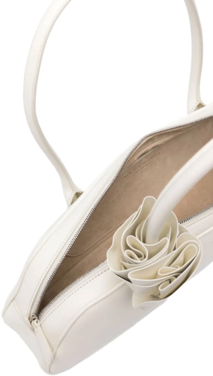 Magda Butrym Brigitte Bag Cream Trapeze Wit