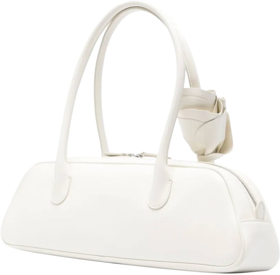 Magda Butrym Brigitte Bag Cream Trapeze Wit