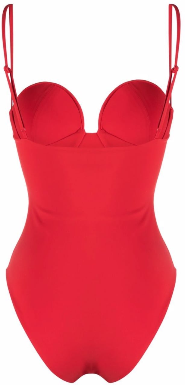 Magda Butrym Swimsuit Red Rood
