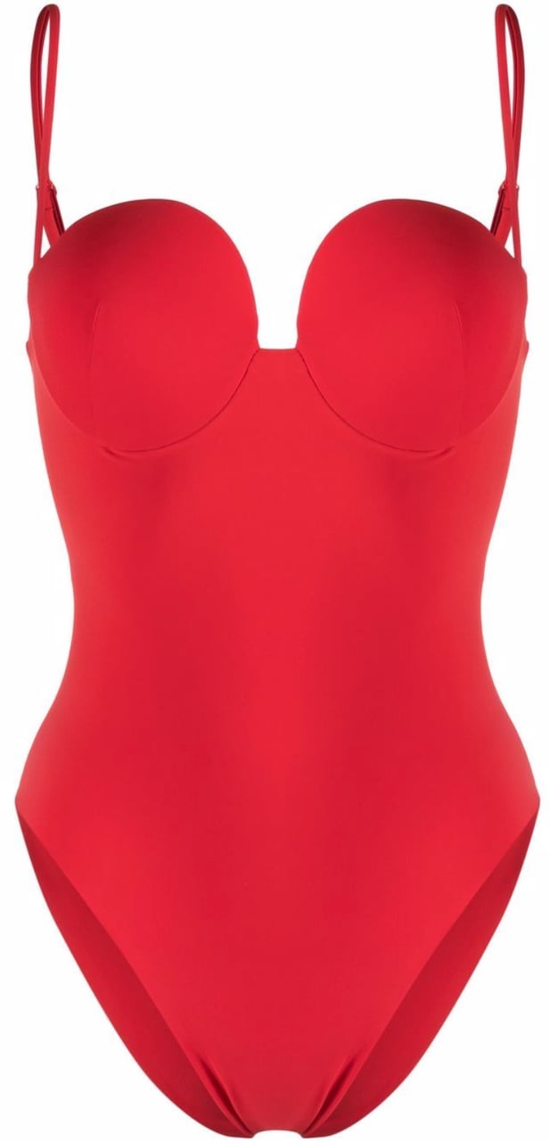 Magda Butrym Swimsuit Red Rood