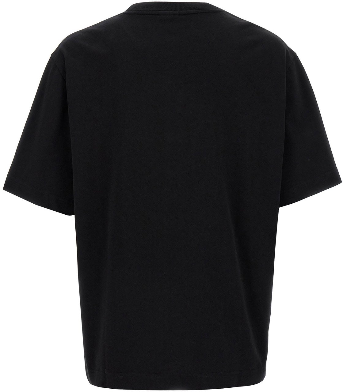 Maison Kitsuné Black Cotton T-Shirt Zwart