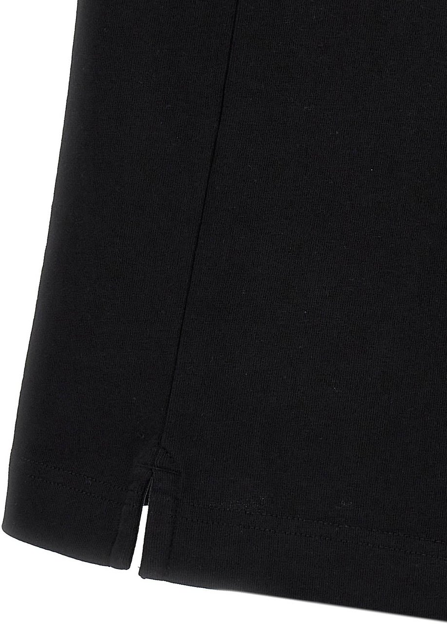 Maison Kitsuné Black Cotton T-Shirt Zwart