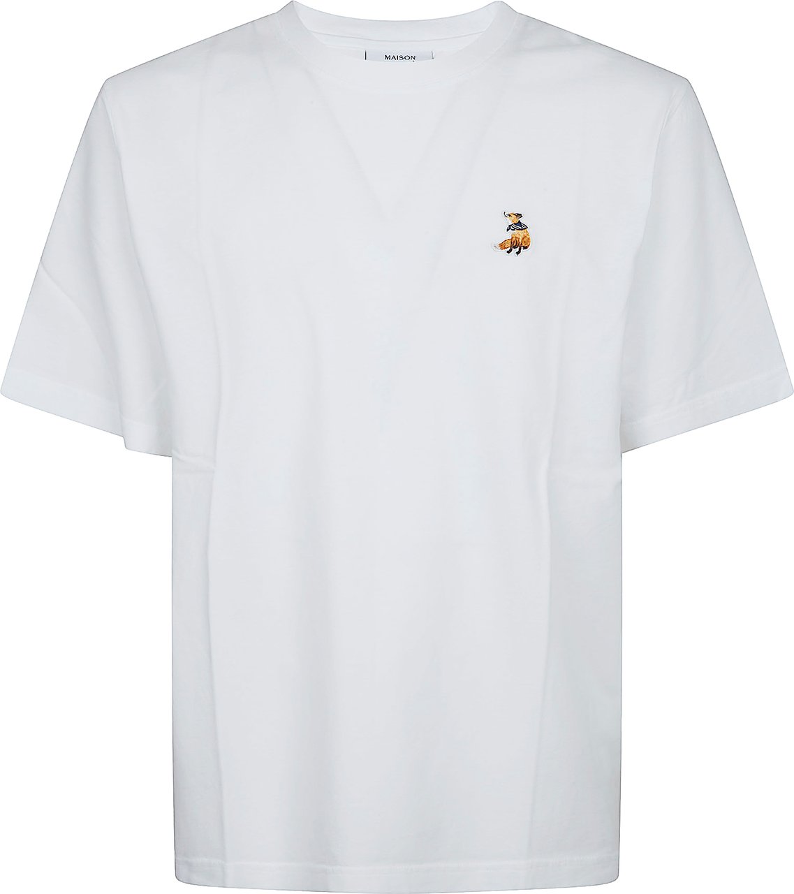 Maison Kitsuné MAISON KITSUNE DREAMING FOX COMFORT TEE-SHIRT Wit