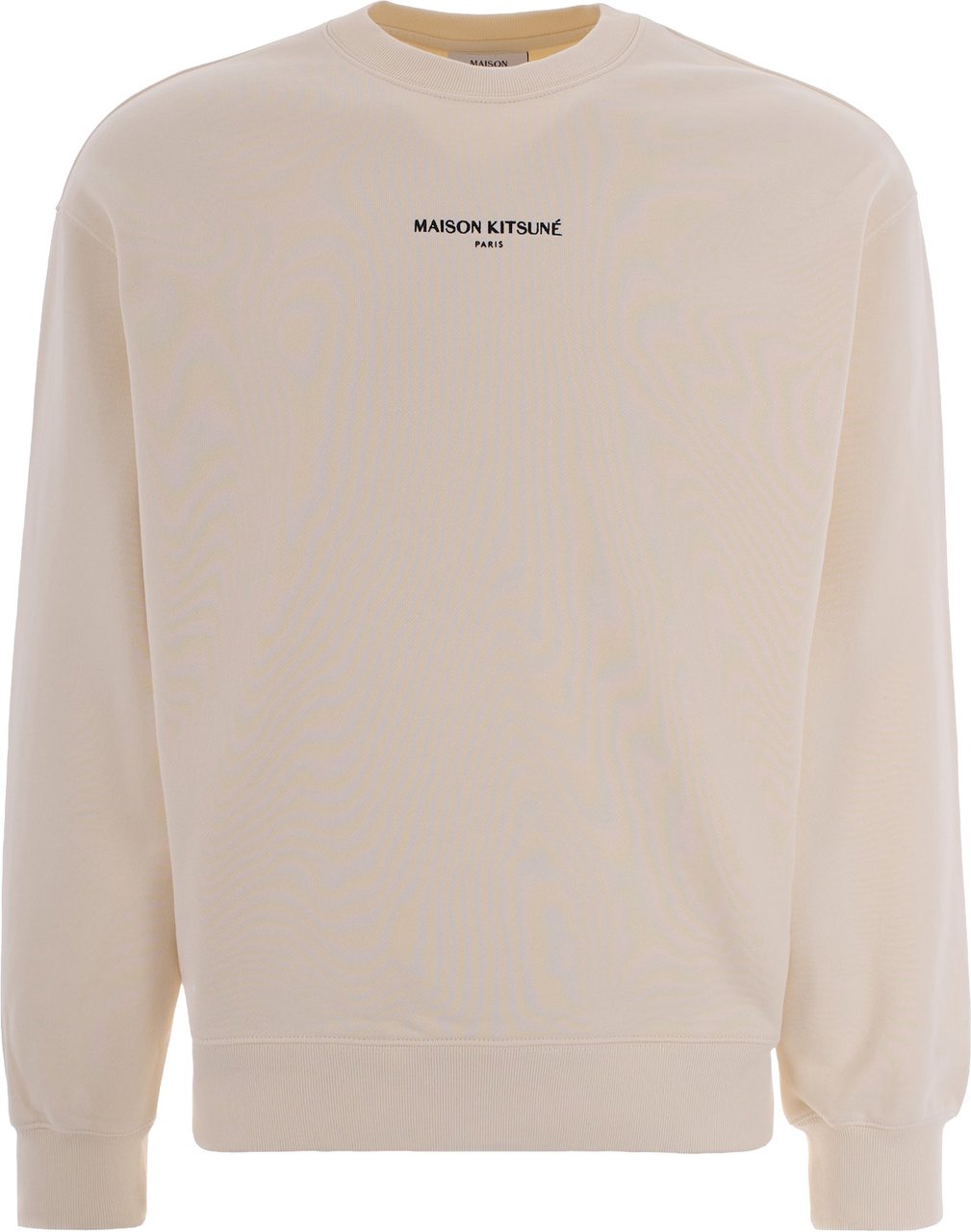Maison Kitsuné Maison Paris Comfort Sweatshirt in Beige Neutraal