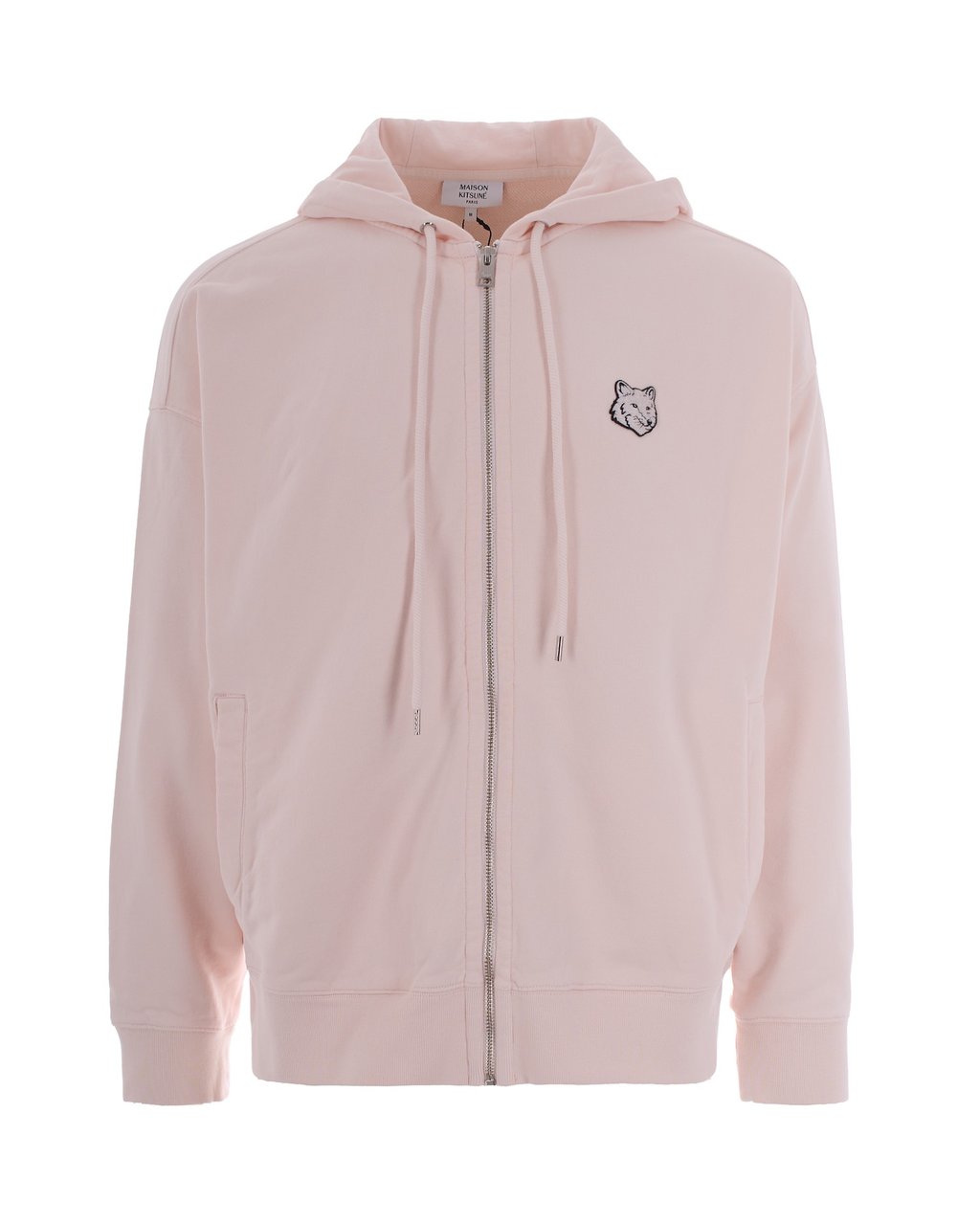 Maison Kitsuné Fox Head Oversized Sweatshirt in Mauve Roze