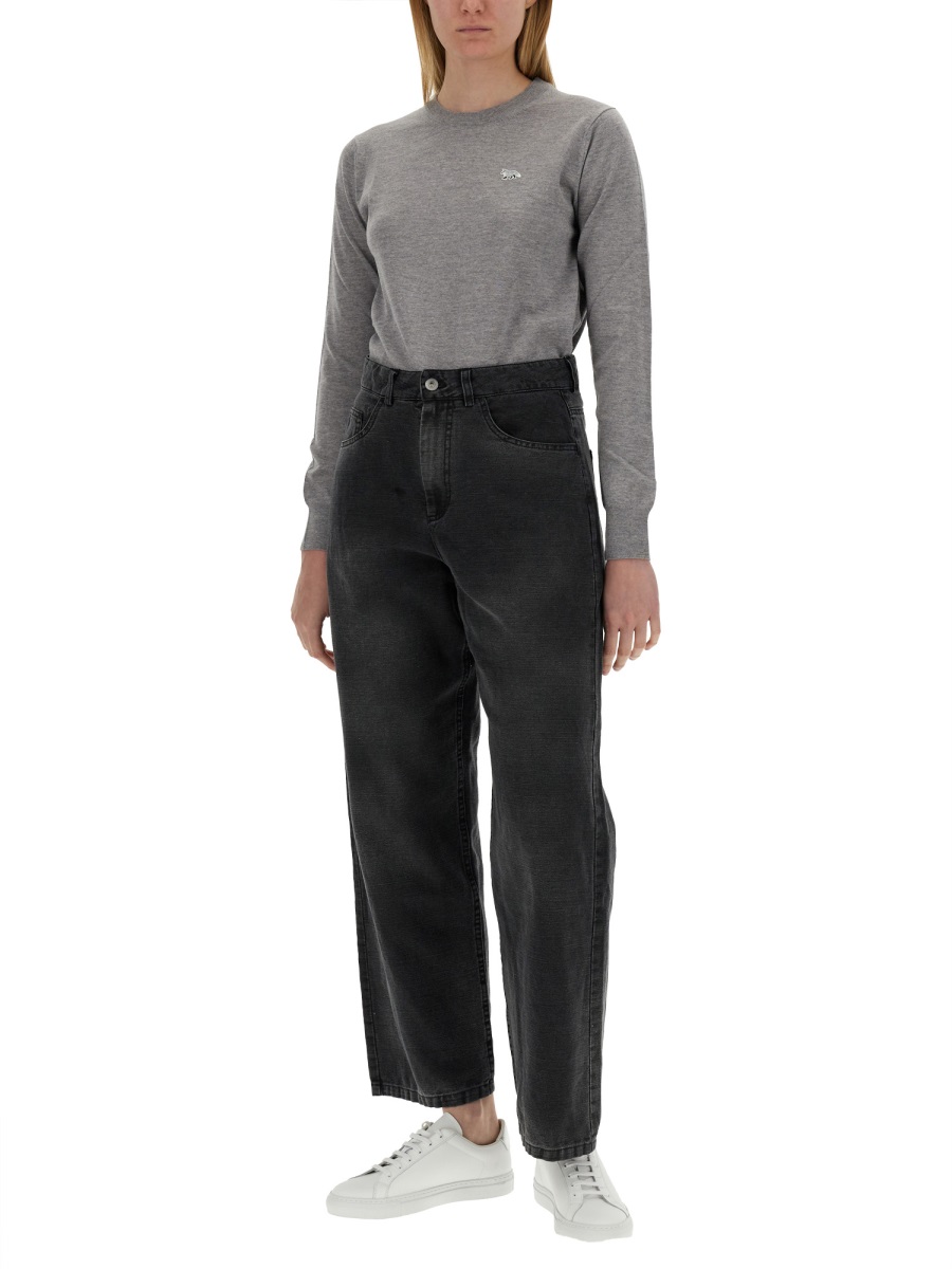 Maison Kitsuné "BABY FOX" JERSEY Grijs