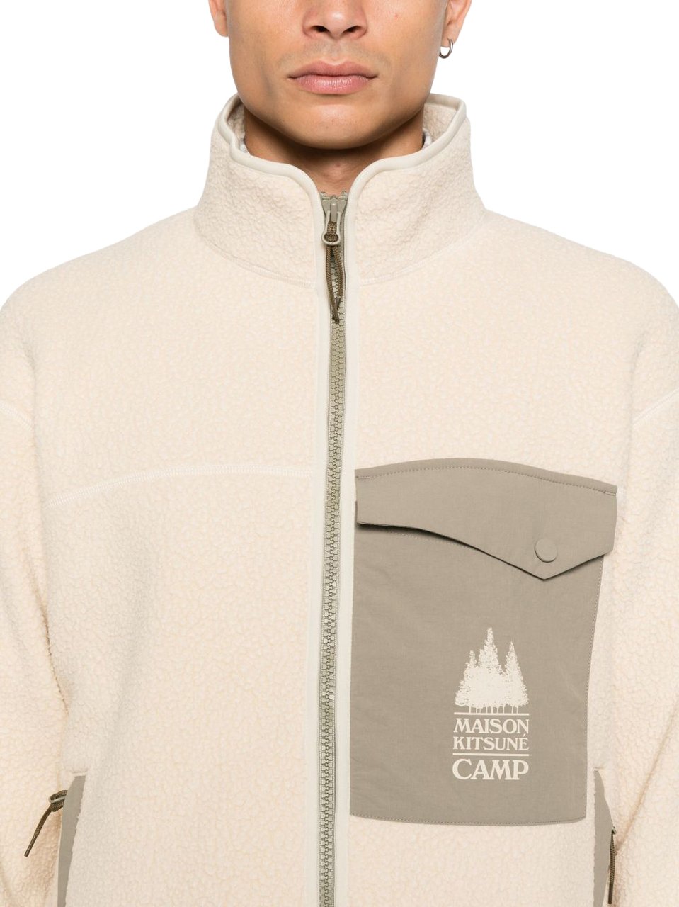 Maison Kitsuné Maison Kitsune' Coats Beige Beige