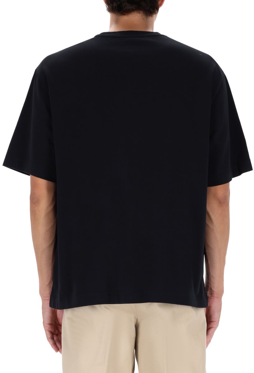 Maison Kitsuné FOX PATCH T-SHIRT Zwart