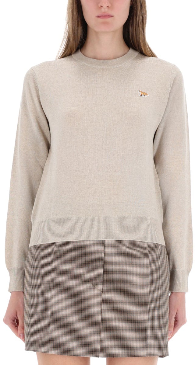 Maison Kitsuné "BABY FOX" JERSEY Beige