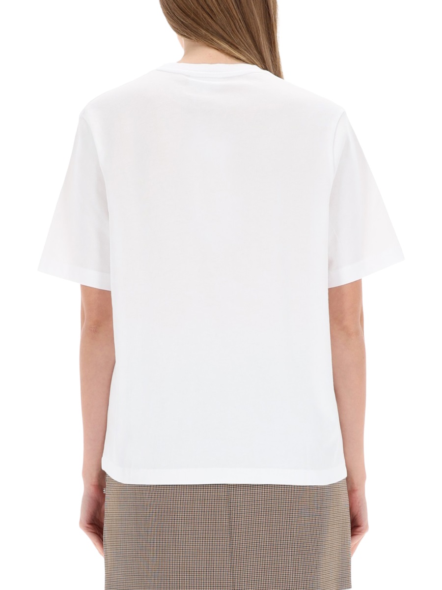 Maison Kitsuné "FOX COMFORT" T-SHIRT Wit