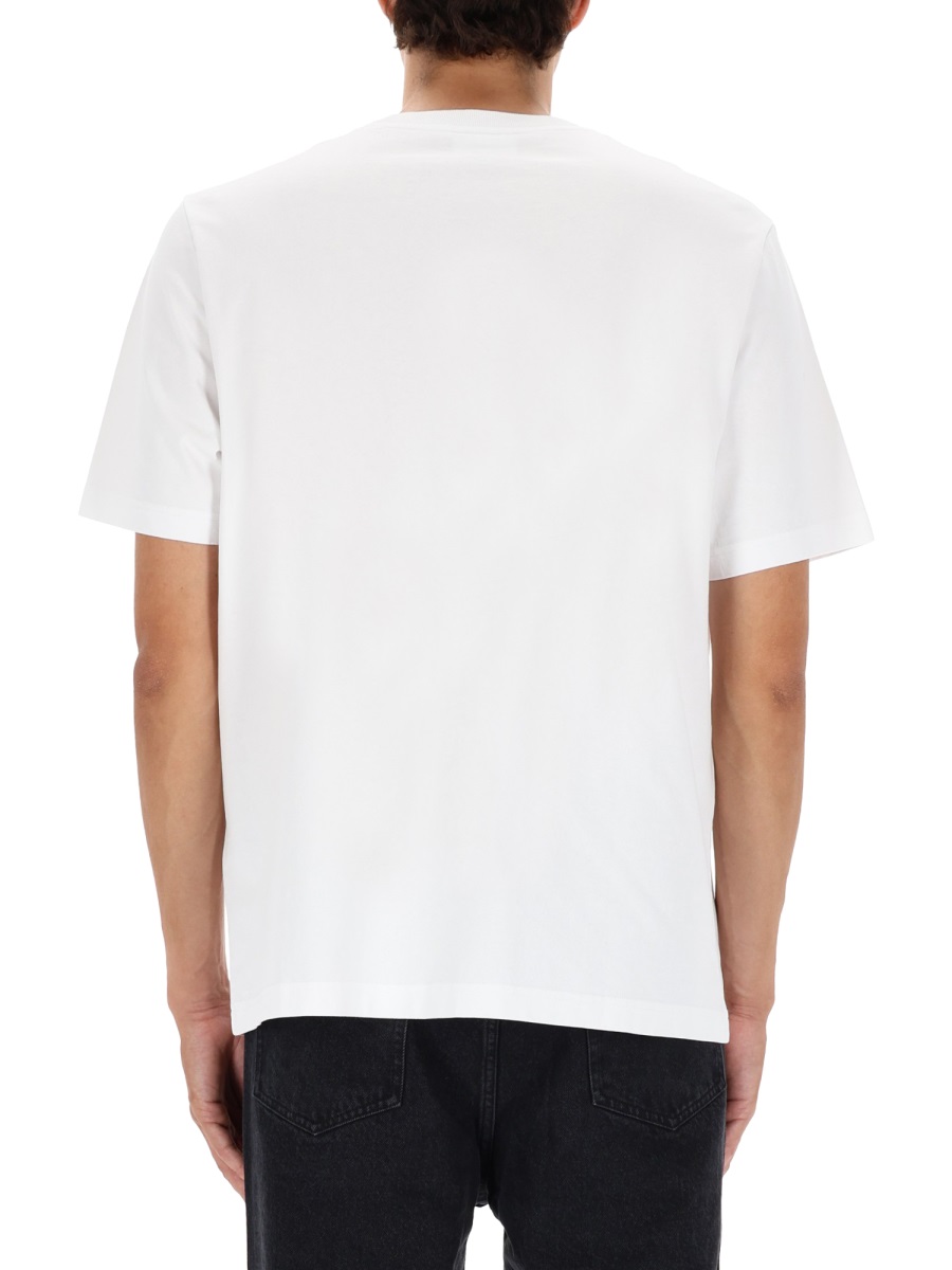 Maison Kitsuné "PARTY FOX COMFORT" T-SHIRT Wit