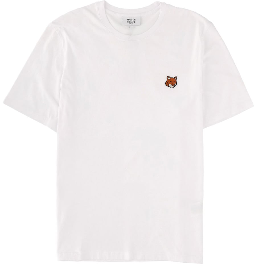 Maison Kitsuné "FOX HEAD" T-SHIRT Wit