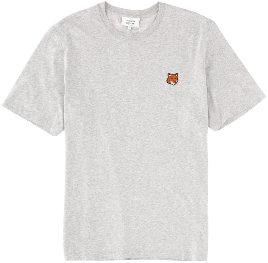 Maison Kitsuné "FOX HEAD" T-SHIRT Grijs