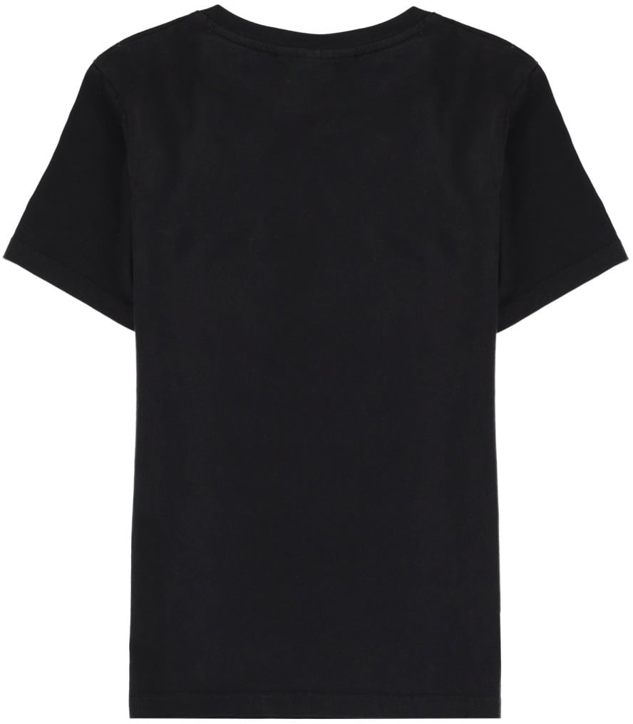 Maison Kitsuné "FOX HEAD" T-SHIRT Zwart