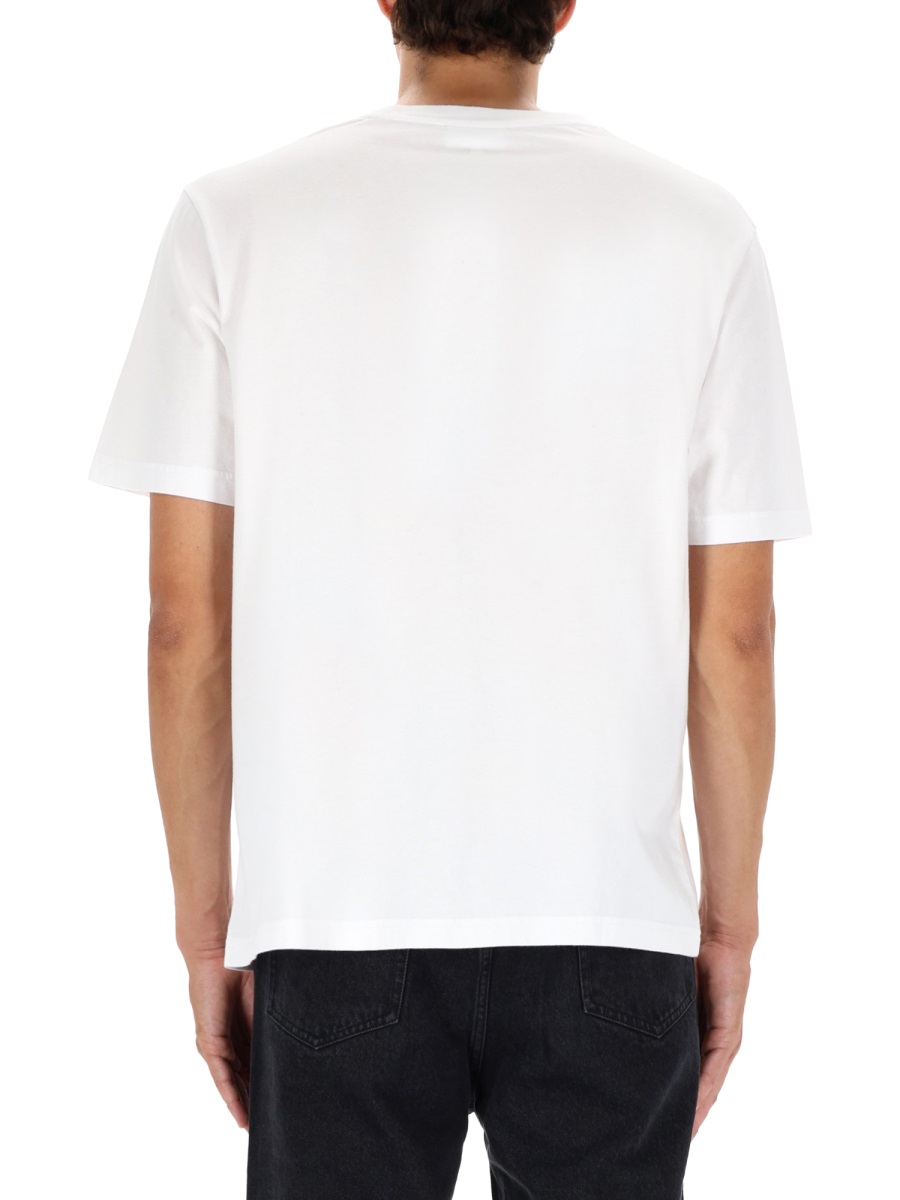 Maison Kitsuné "STANDING FOX COMFORT" T-SHIRT Wit